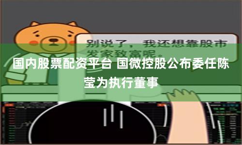 国内股票配资平台 国微控股公布委任陈莹为执行董事